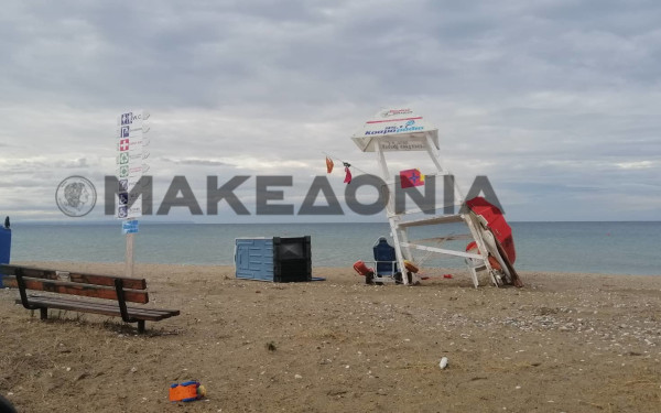 Εικόνες βιβλικής καταστροφής στη Χαλκιδική (φωτ.)