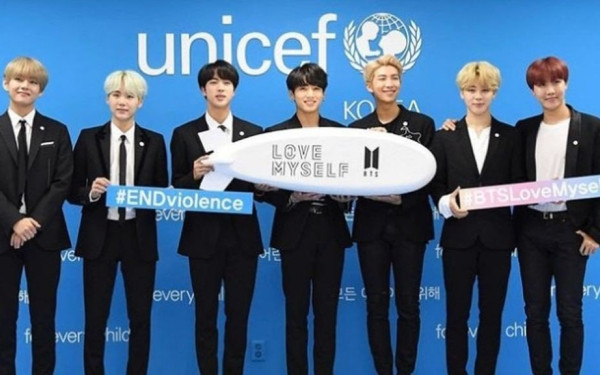 Το συγκρότημα BTS και η UNICEF μαζί κατά του εκφοβισμού 