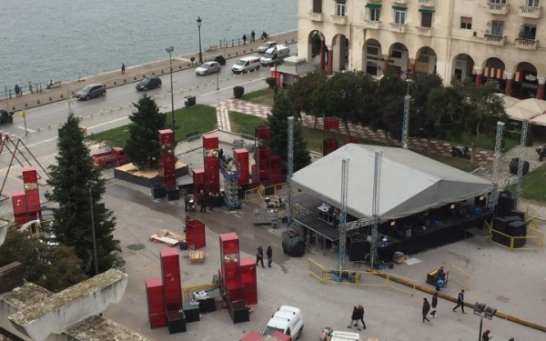 Τανιμανίδης, Καλυβάτσης και Πρωτοψάλτη κάνουν "ποδαρικό" στην χριστουγεννιάτικη Θεσσαλονίκη