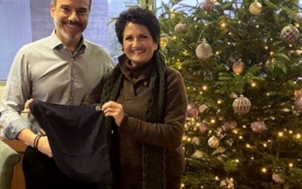 Στο δημαρχείο Θεσσαλονίκης η Άλκηστις Πρωτοψάλτη (Φωτ.) 