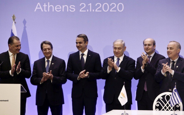 Υπεγράφη η συμφωνία για τον EastMed - Οι κοινές δηλώσεις των τριών ηγετών