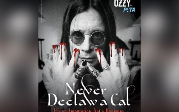 Ο Όζι Όσμπορν με την PETA