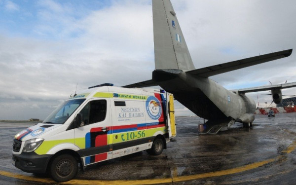 Άμεση αεροδιακομιδή 20χρονου από τη Θεσσαλονίκη στη Γερμανία 