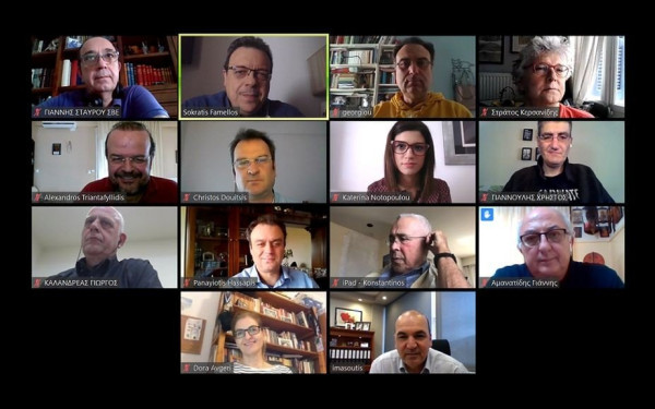 Τηλεδιάσκεψη του προέδρου του ΕΒΕΘ με βουλευτές και στελέχη του ΣΥΡΙΖΑ