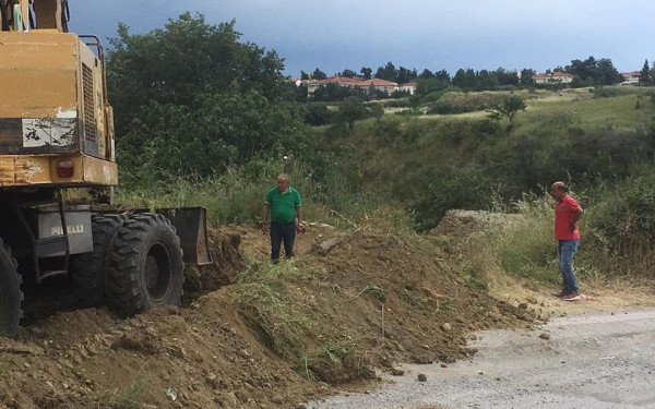 Θέρμη: Έκλεισε η οδός Περικλέους που ενώνει Τρίλοφο με Πλαγιάρι για λόγους ασφάλειας των πολιτών