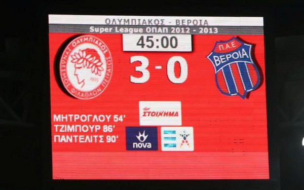 Παναγόπουλος: "Στο Ολυμπιακός - Βέροια στοιχημάτιζαν μέχρι τη λήξη σε διαφορά τριών γκολ"