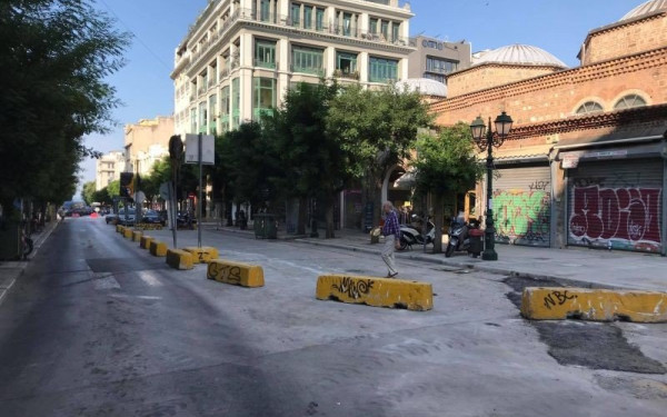 Θεσσαλονίκη: «Ανοίγει» αύριο και πάλι η Βενιζέλου - Ποιοι δρόμοι έχουν ακόμη εργοτάξια