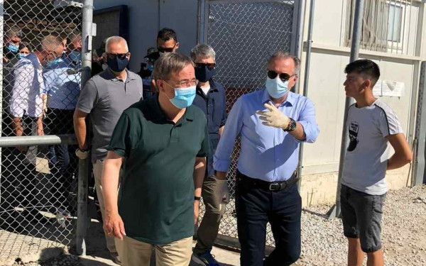 Κουμουτσάκος από Μυτιλήνη: Η ελληνογερμανική συνεργασία στο μεταναστευτικό αποδίδει καρπούς