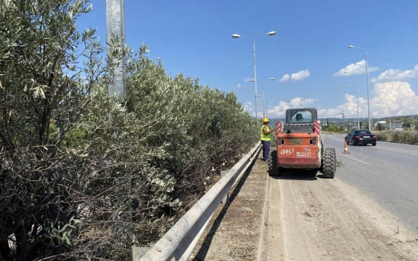 Εργασίες κοπής πρασίνου από σήμερα στην ΕΟ Θεσσαλονίκης-Νέων Μουδανίων