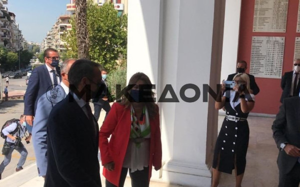 Στο Διοικητήριο ο Κυριάκος Μητσοτάκης (Φωτ., Βίντεο)