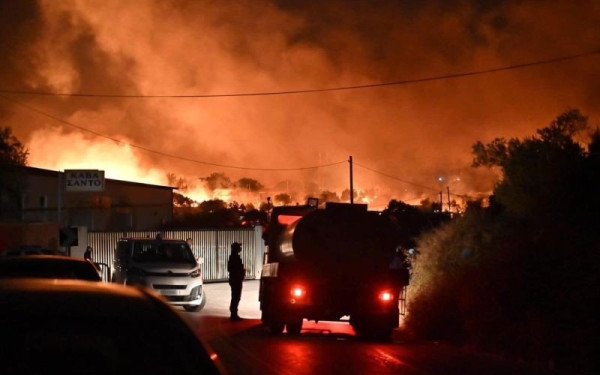 Αναβλήθηκε για την Τετάρτη η δίκη για τον εμπρησμό του ΚΥΤ στη Μόρια Λέσβου