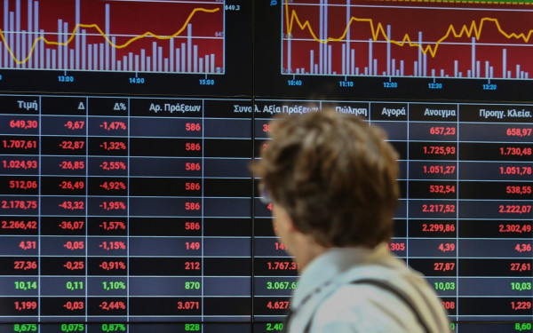ΧΑΑ: Κατά 2,751 δισ. μειώθηκε η κεφαλαιοποίηση της αγοράς ΧΑΑ: Κατά 2,751 δισ. μειώθηκε η κεφαλαιοποίηση της αγοράς