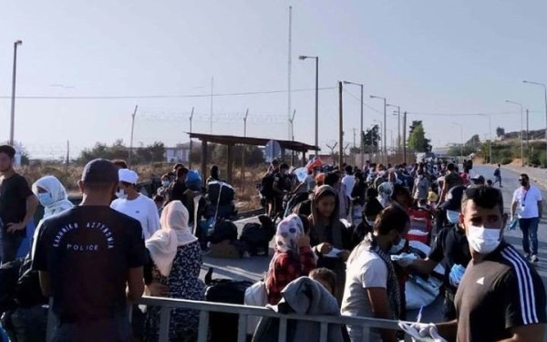 Λέσβος: Καθιστική διαμαρτυρία στο ΚΥΤ του Καρά Τεπέ στη Μυτιλήνη