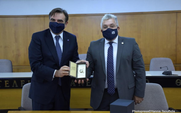 Τη θεαματική αλλαγή που παρουσιάζει το ΑΠΘ υπογράμμισε ο Μαργαρίτης Σχοινάς