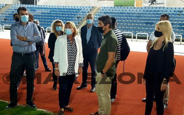 Στο Καυταντζόγλειο ο Λ. Αυγενάκης - Οι εξελίξεις για τα έργα και τον ΠΑΟΚ (φωτ.)