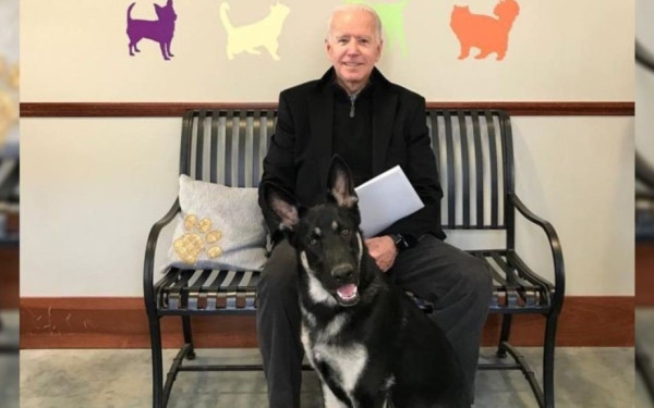 Ο Τζο Μπάιντεν ανοίγει δρόμο και τα... σκυλιά επιστρέφουν στον Λευκό Οίκο (βίντεο)