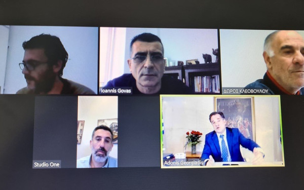 Τηλεδιάσκεψη με τη συμμετοχή του Άδωνι Γεωργιάδη για το μέλλον των γυμναστηρίων