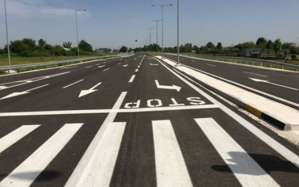 Θεσσαλονίκη: Εργασίες στην Εγνατία Οδό στο ύψος της Σίνδου 