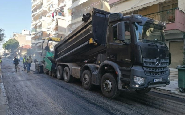 Αναβαθμίζεται το οδικό δίκτυο στο Κορδελιό - Συνεχίζονται τα έργα ασφαλτόστρωσης στο Δήμο Κορδελιού-Ευόσμου