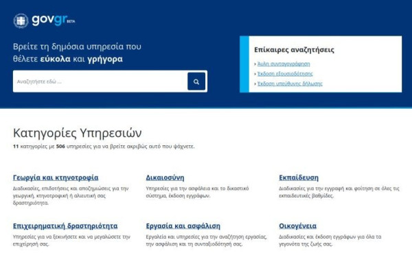 Πρόγραμμα «Σπίτι μου»: Μέσω του Gov.gr οι αιτήσεις Κτηματολογίου