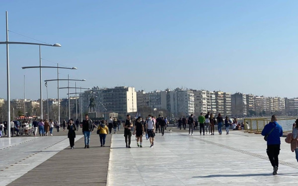 Καιρός: Στους 18 βαθμούς το θερμόμετρο αύριο Κυριακή στη Θεσσαλονίκη