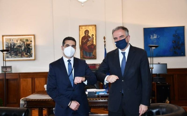 Με τον πρόξενο της Κύπρου συναντήθηκε ο Στ. Καλαφάτης