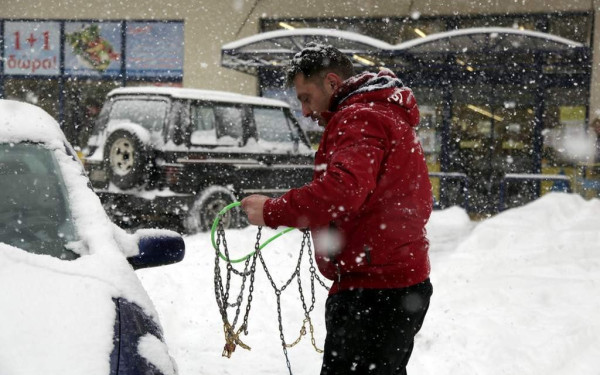 Κεντρική Μακεδονία: Υποχρεωτικός ο εφοδιασμός με αντιολισθητικές αλυσίδες σε όλο το οδικό δίκτυο