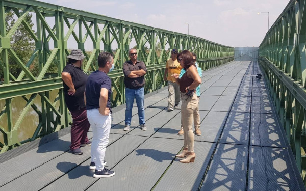 Αυτοψία στη γέφυρα Μπέλεϋ στη Ν. Χαλκηδόνα από τη Βούλα Πατουλίδου