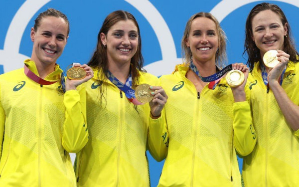 Κολύμβηση: Παγκόσμιο ρεκόρ από τις Αυστραλές στα 4x100μ. ελεύθερο (βίντεο)