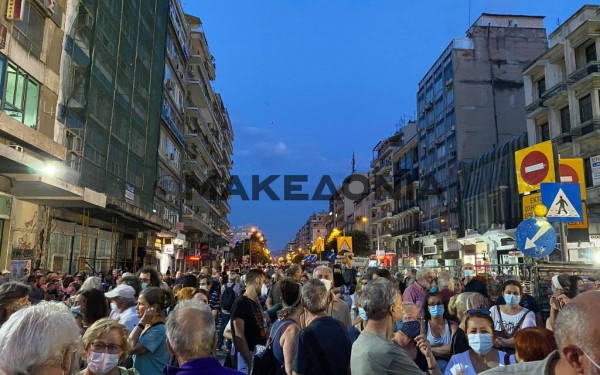 Κινητοποίηση Θεσσαλονικέων ενάντια στην απόσπαση των αρχαίων της Βενιζέλου (βίντεο & φωτ.)