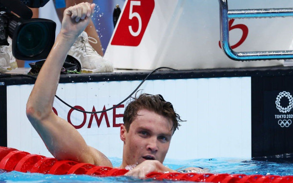 Κολύμβηση: "Χρυσός" με τρομερή ανατροπή ο Φίνκε στα 1.500μ. ελεύθερο (βίντεο)