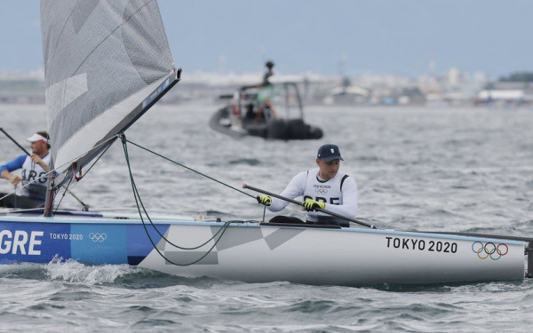Ιστιοπλοΐα: Στη 12η θέση τερμάτισε ο Μιτάκης στα Finn 