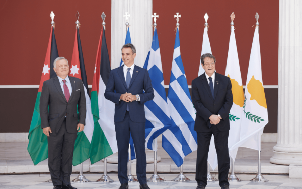 Κοινή Δήλωση των τριών ηγετών Ελλάδας -Ιορδανίας-Κύπρου στο πλαίσιο της Τριμερούς