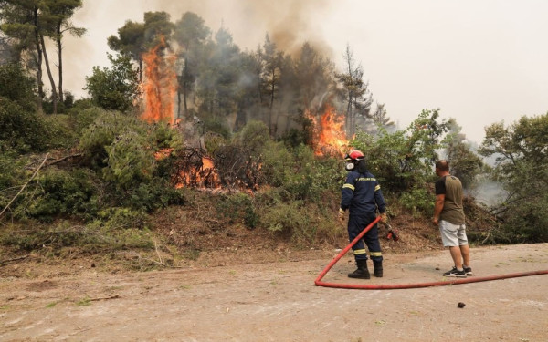 Πρόεδρος πυροσβεστών για Εύβοια: Εκτιμώ πως μέχρι αύριο το πρωί ο εφιάλτης θα έχει τελειώσει (βίντεο)