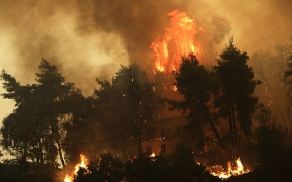 Πύρινη επέλαση εδώ και μια εβδομάδα στη Βόρεια Εύβοια - Συγκλονιστικές εικόνες 