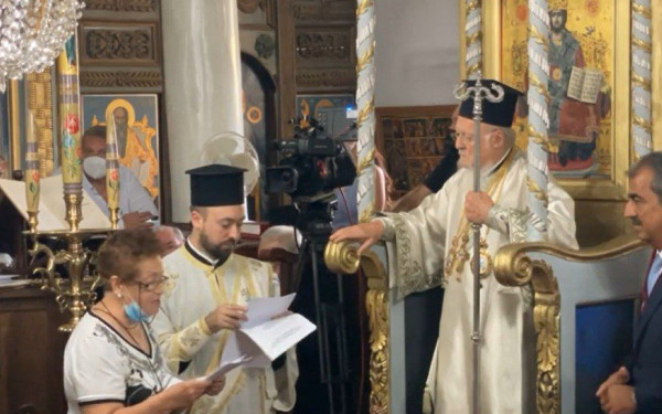 Πατριαρχικό συλλείτουργο στην Ιμβρο παρουσία και του μητροπολίτη Κιέβου Επιφάνιου (βίντεο)