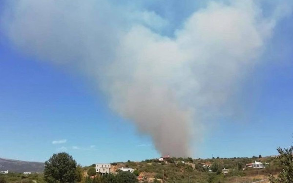 Το σχέδιο ανασυγκρότησης της βόρειας Εύβοιας συζήτησαν Λιβανός - Μπένος