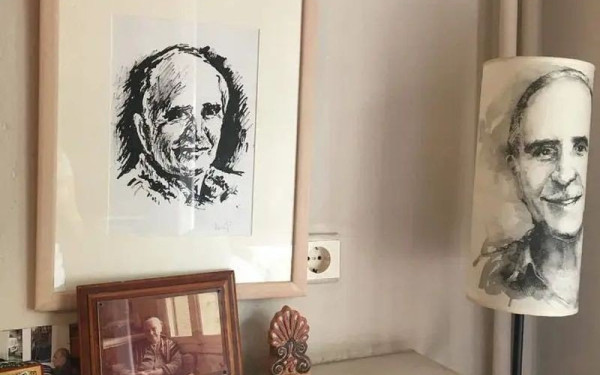 Ξενάγηση στο «σπίτι» του Ντίνου Χριστιανόπουλου στη Βιβλιοθήκη του ΑΠΘ (Φωτ.)