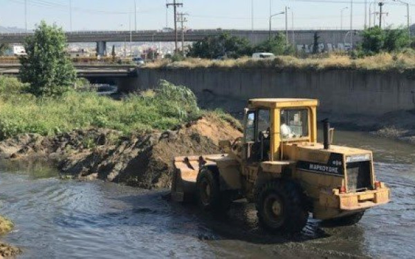 SOS για το ρέμα του Δενδροποτάμου που προστατεύει από πλημμύρες τη δυτική Θεσσαλονίκη