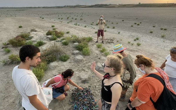 Περίπου 10 κιλά φυσίγγια στη νησίδα του Αγ. Μάμα όπου είχαν βρεθεί νεκρά φλαμίνγκο (φωτ.)