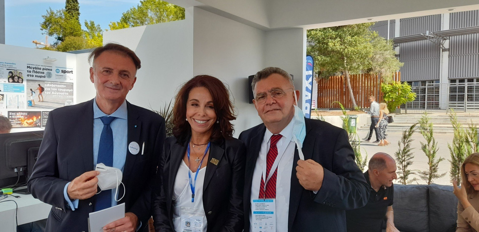 Η Β. Πατουλίδου από το περίπτερο της "Μακεδονίας": Η ΔΕΘ είναι παρελθόν, παρόν και μέλλον 