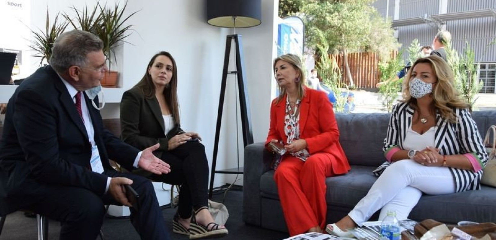 Η υφυπουργός Παιδείας στο περίπτερο της Μακεδονίας (βίντεο)