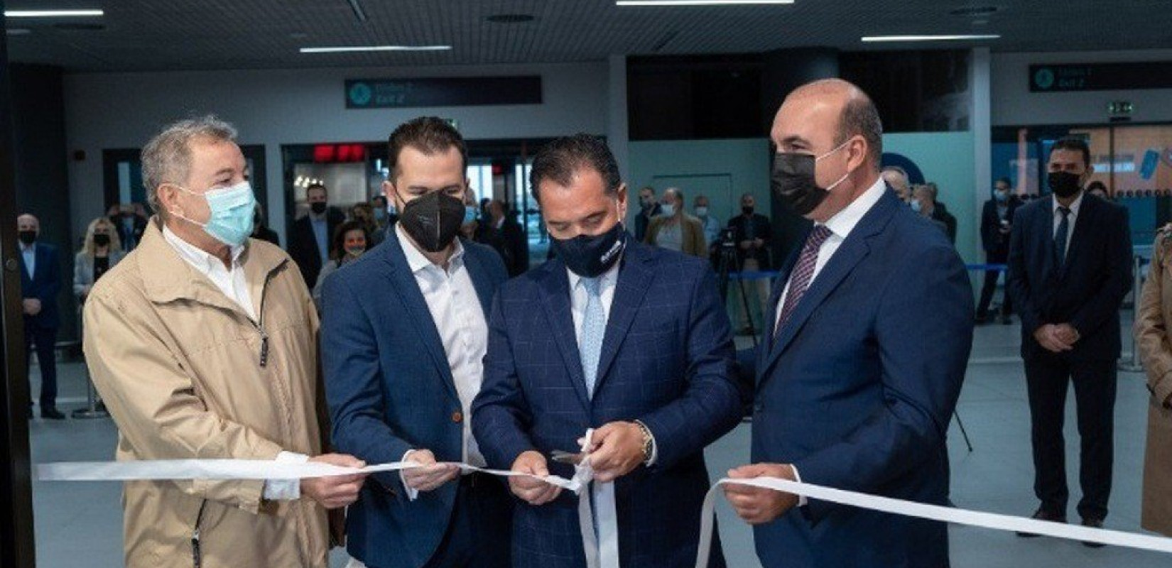 Eγκαίνια του νέου καταστήματος Μασούτης στο «Μακεδονία» - Γεωργιάδης: Bιτρίνα των ελληνικών προϊόντων