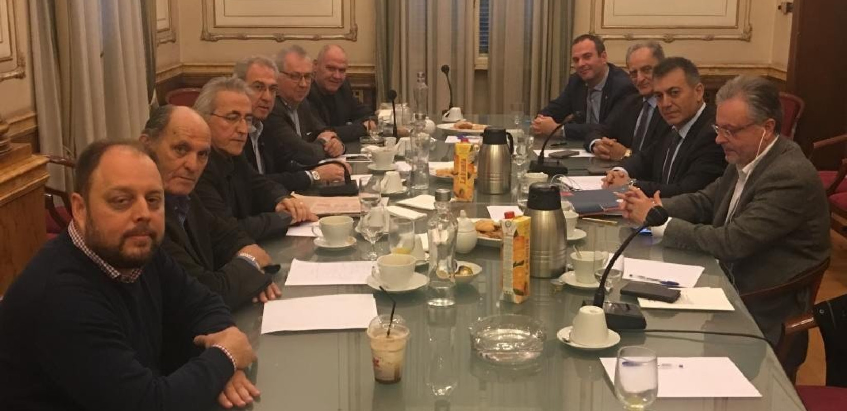 Με τον τομέα εργασίας της ΝΔ συναντήθηκε το προεδρείο της ΓΣΕΕ