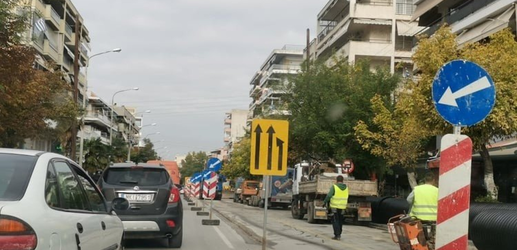 Θεσσαλονίκη: Εκτός λειτουργίας φωτεινοί σηματοδότες στη Βασ. Όλγας λόγω εργασιών σήμερα