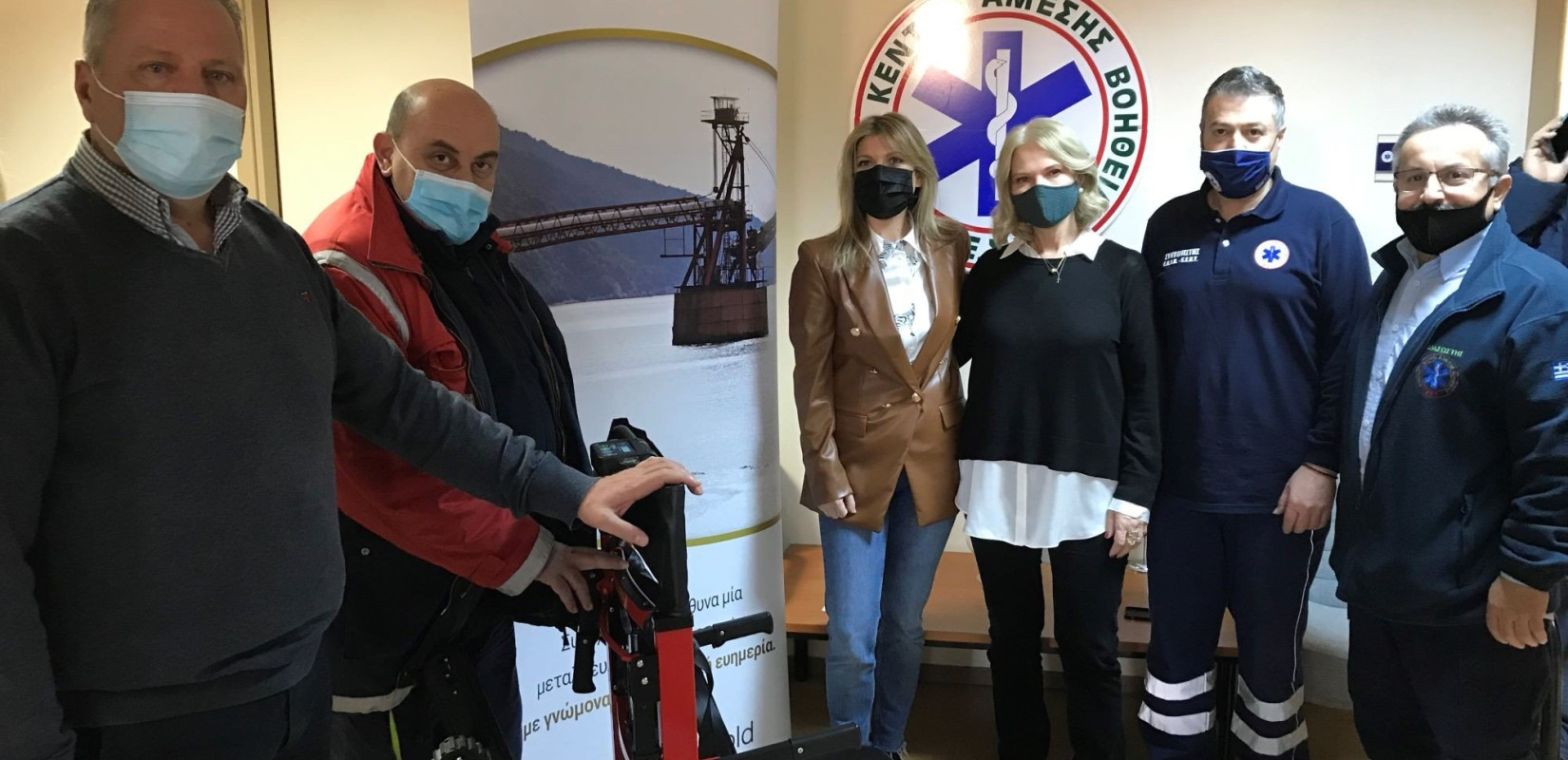 Η Ελληνικός Χρυσός στηρίζει έμπρακτα το έργο των διασωστών και γιατρών του ΕΚΑΒ Θεσσαλονίκης 