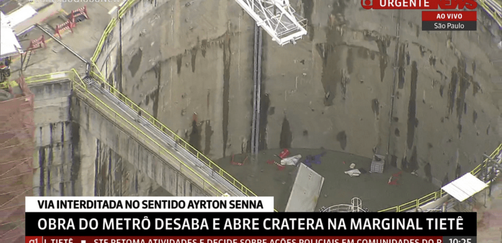 Βραζιλία: Τμήμα αυτοκινητόδρομου του Σάο Πάολο κατέρρευσε κοντά σε εργοτάξιο μετρό
