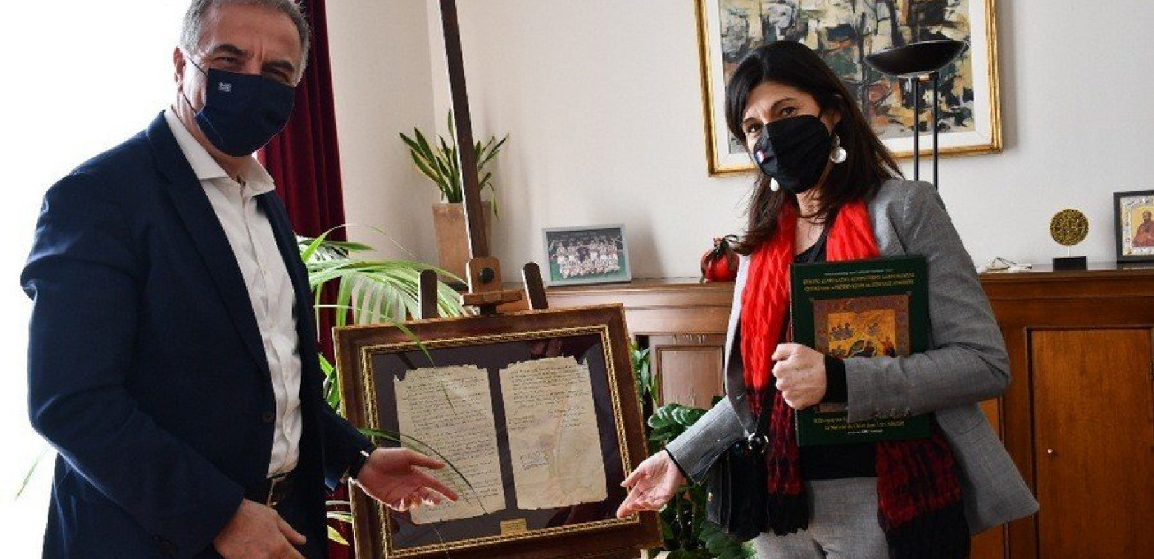 Θεσσαλονίκη: Συνάντηση Καλαφάτη με τη γενική πρόξενο της Γαλλίας