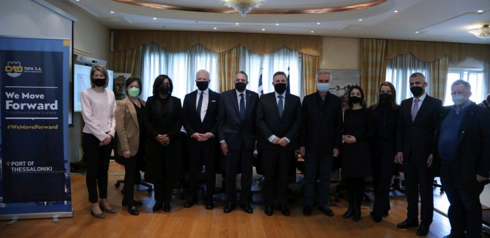 Επίσκεψη στην ΟΛΘ Α.Ε. από την Παγκόσμια Διακοινοβουλευτική Ένωση Απόδημου Ελληνισμού