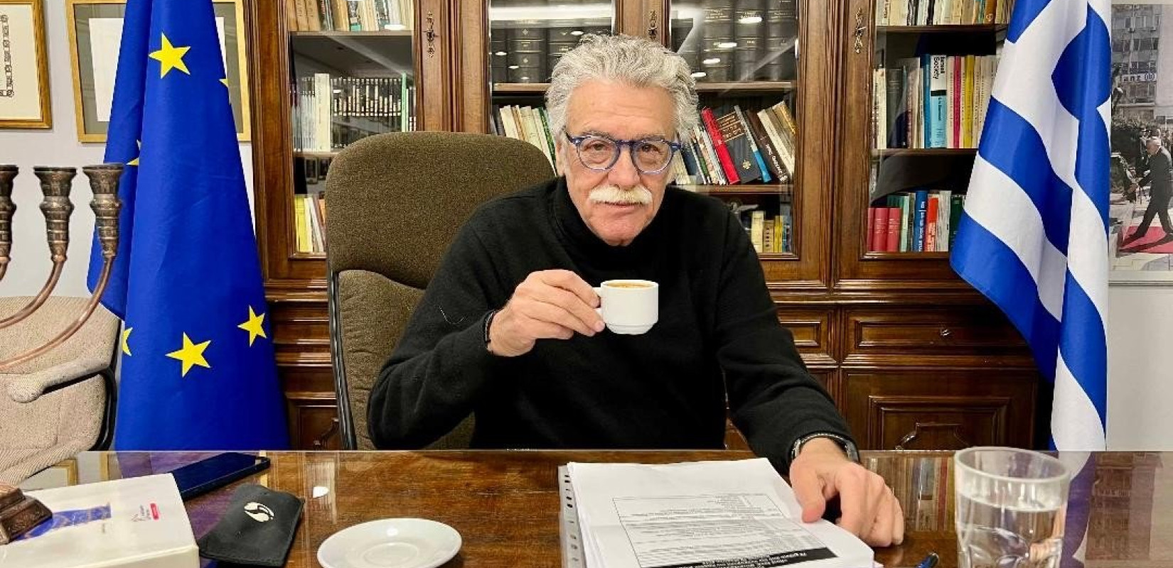 Πρωινός καφές με τον Ντέιβιτ Σαλτιέλ